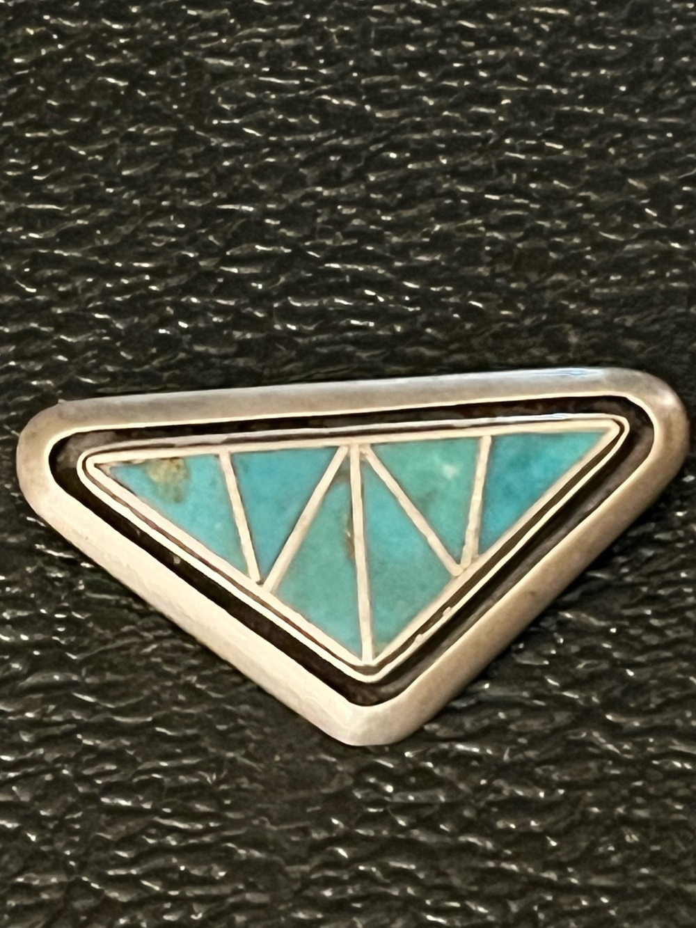 Native American Turquoise and Silver pin